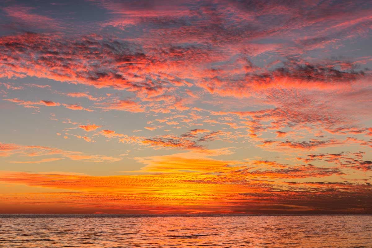 sunrise on the beach